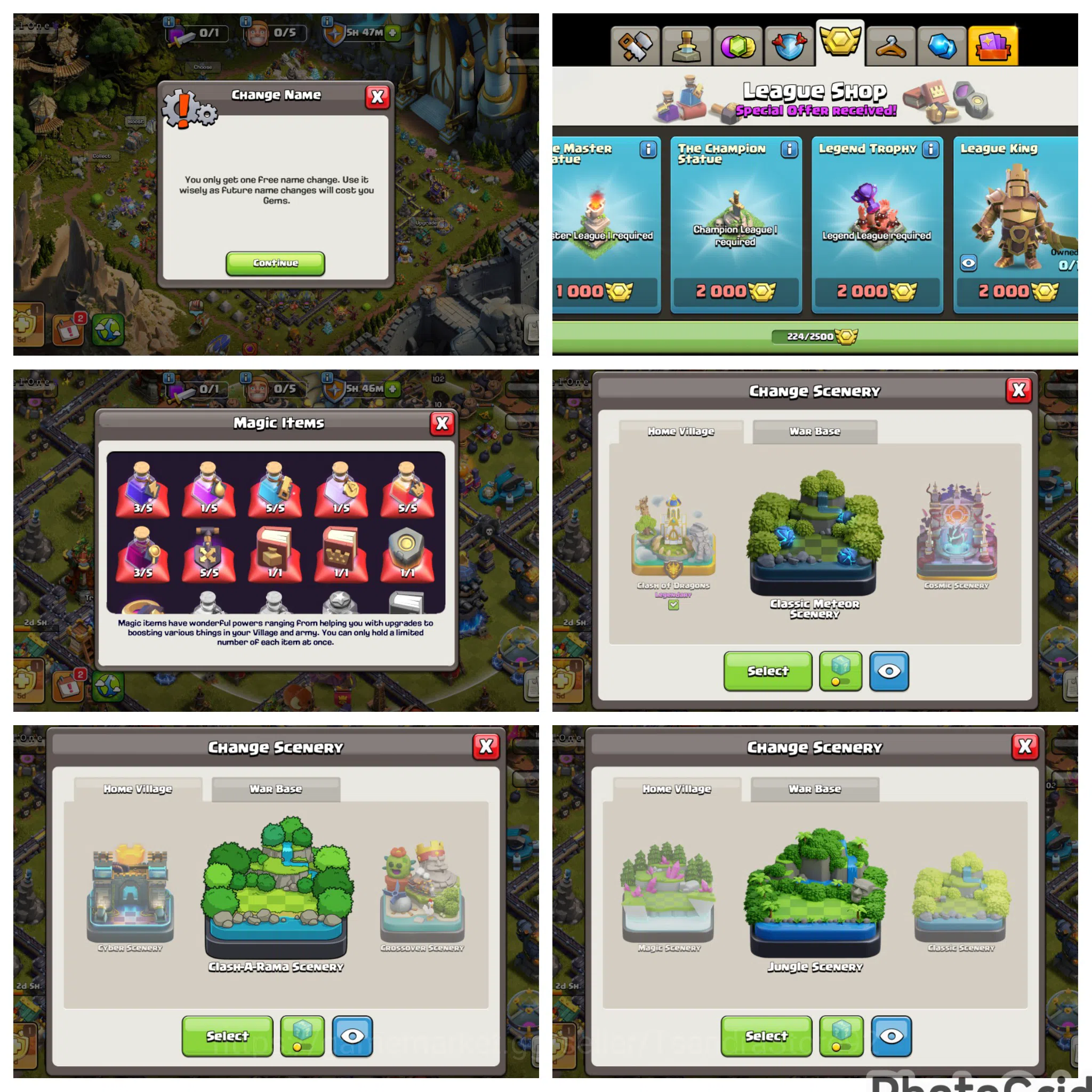 Clash of Clans Accounts High-End TH 18 ENGINEREED MAXED SUPER RARE LVL 271 All Defense Level 1|EPIC MANY MAX|Scenary 2