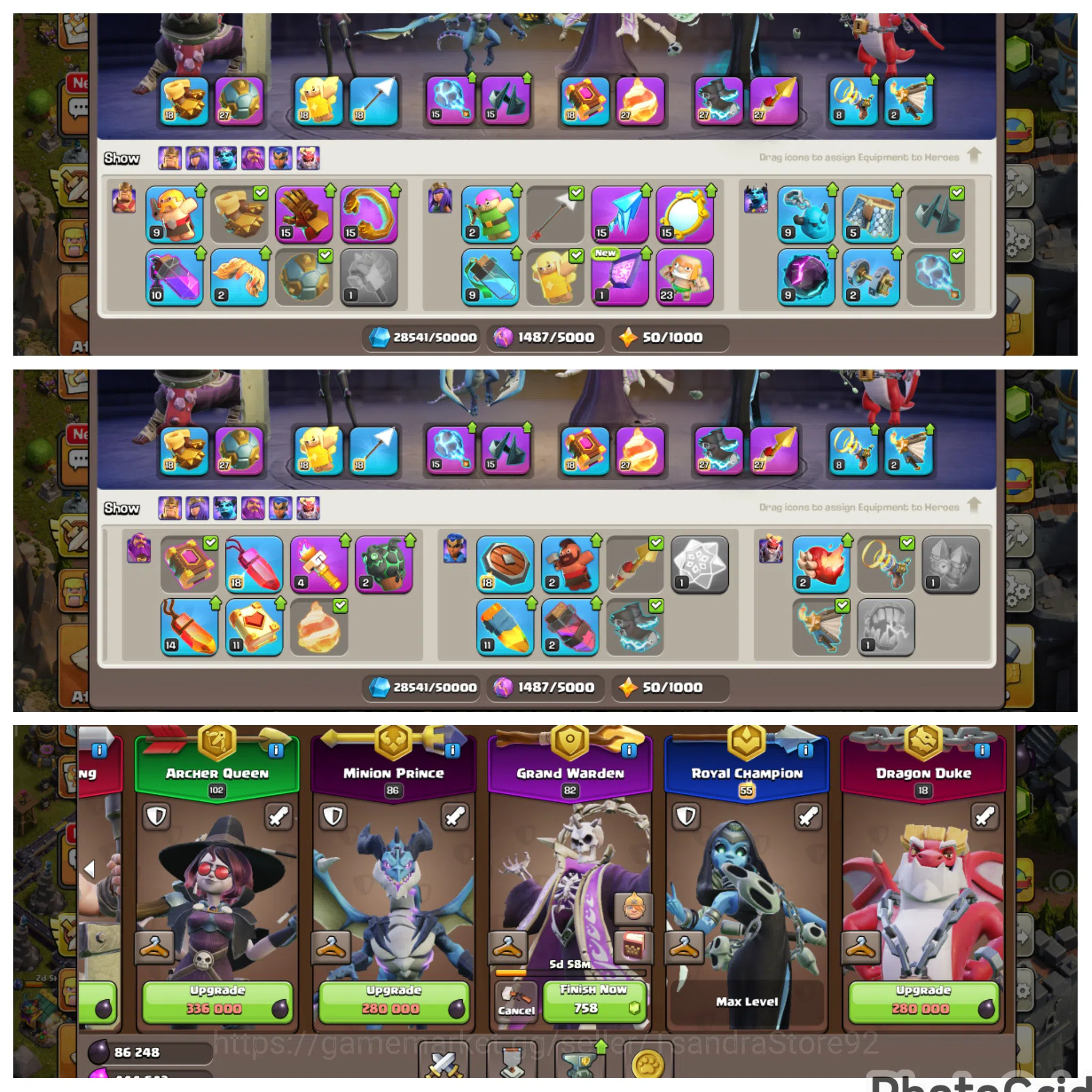Clash of Clans Accounts High-End TH 18 ENGINEREED MAXED SUPER RARE LVL 271 All Defense Level 1|EPIC MANY MAX|Scenary 3