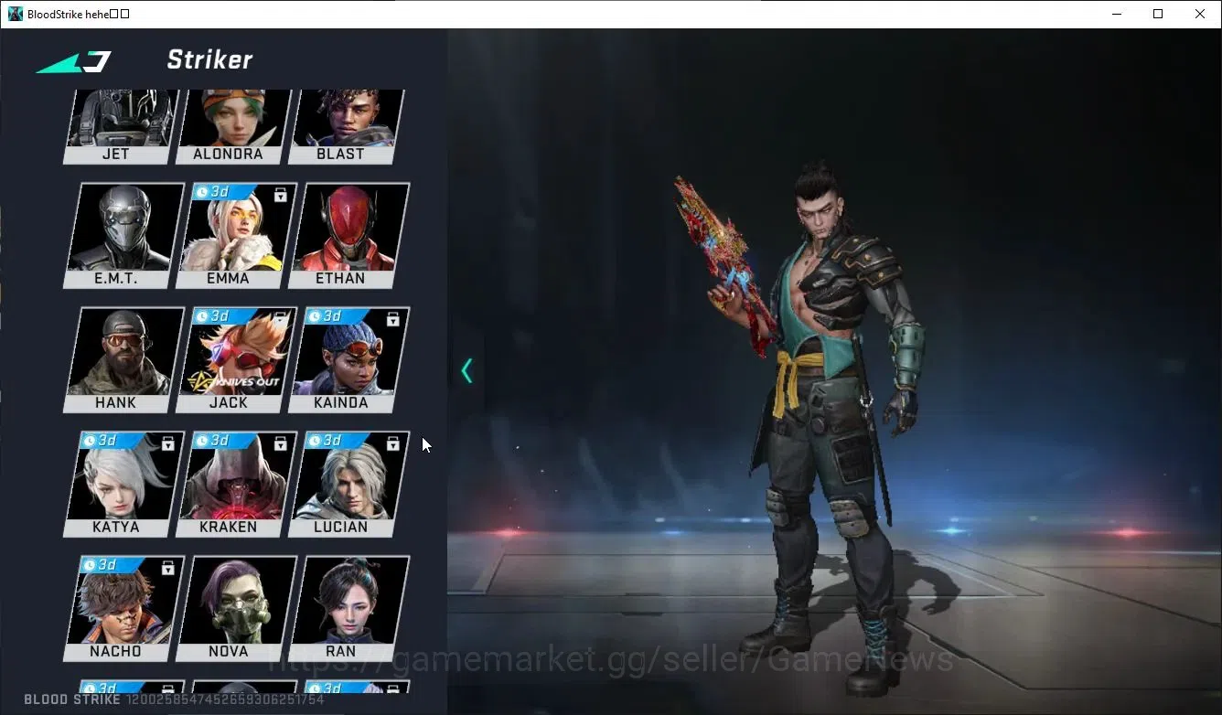 Blood Strike Accounts ASIA|1 ETERNAL Bizon-Seraph Lv2| Legendary HK416-U image 3