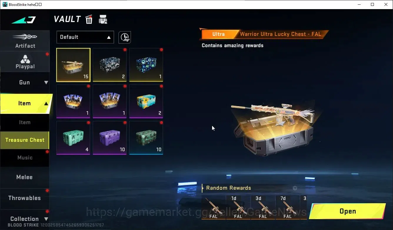 Blood Strike Accounts ASIA|1 ETERNAL Bizon-Seraph Lv2| Legendary HK416-U image 8