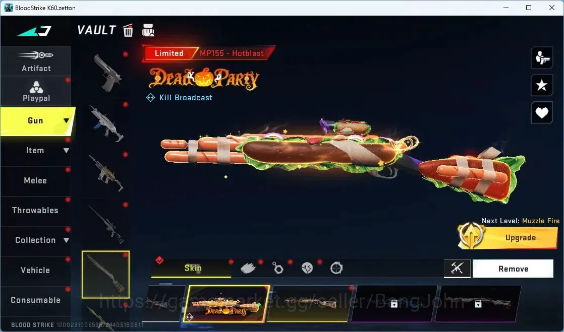 Blood Strike Accounts ASIA | 2 Collab Guns | 2 EVA GUNS | 2 Eternal Guns image 10