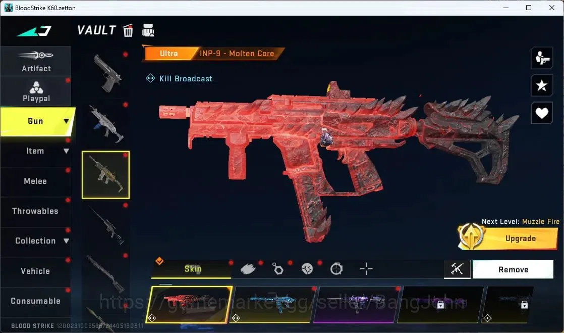 Blood Strike Accounts ASIA | 2 Collab Guns | 2 EVA GUNS | 2 Eternal Guns image 11