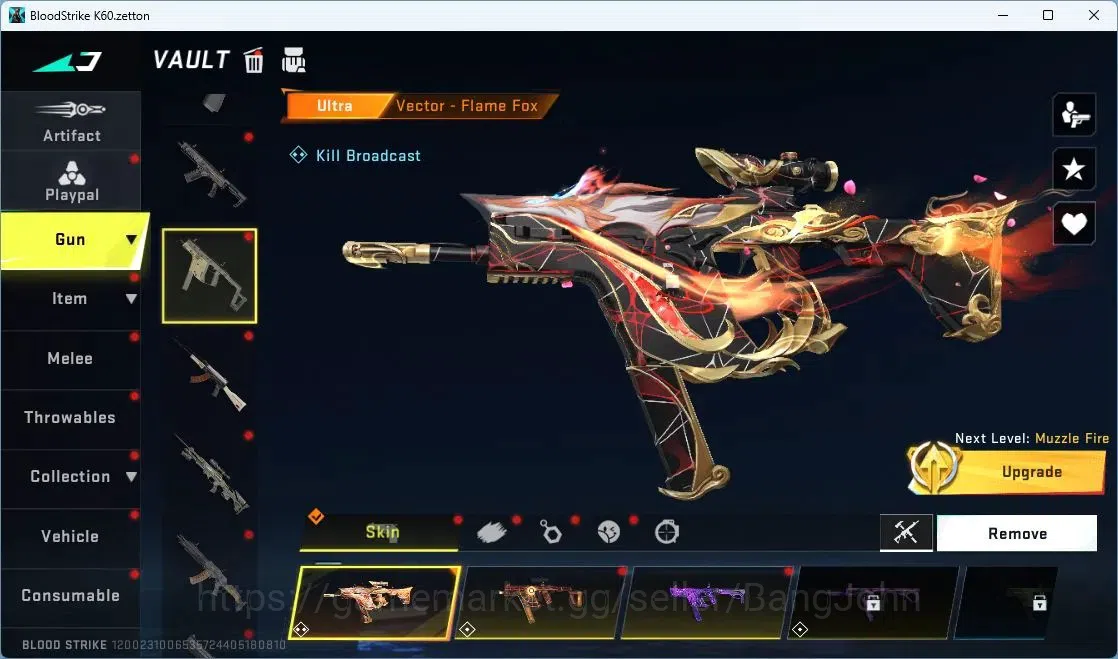 Blood Strike Accounts ASIA | 2 Collab Guns | 2 EVA GUNS | 2 Eternal Guns image 13