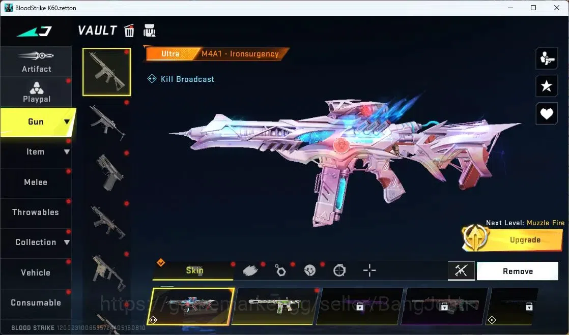 Blood Strike Accounts ASIA | 2 Collab Guns | 2 EVA GUNS | 2 Eternal Guns image 16