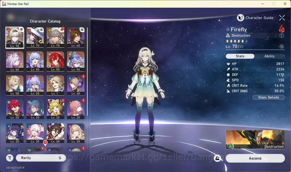 Honkai Star Rail Accounts ASIA | TL51|Firefly+Sig |Silver Wolf LV.999 +Sig | image 17