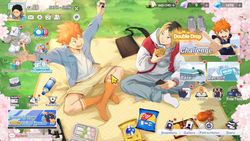 HAIKYU!! FLY HIGH Accounts SEA Lv58|2 SP (Bokuto+Memo,Akaashi) 6 UR (Toru,Sak image 12