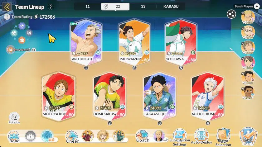 HAIKYU!! FLY HIGH Accounts SEA Lv58|2 SP (Bokuto+Memo,Akaashi) 6 UR (Toru,Sak image 13