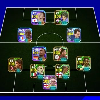 eFootball Accounts Legends & Iconic Players Android| pw 3224|200 coins |Valuable Deal|Dembele 107 Blitz curler | Nmecha 104