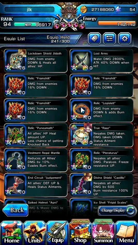 Grand Summoners Accounts Global|Rank 94|7 Ascend+ 4 TW|(Rosetta,Reimu Hakur image 12