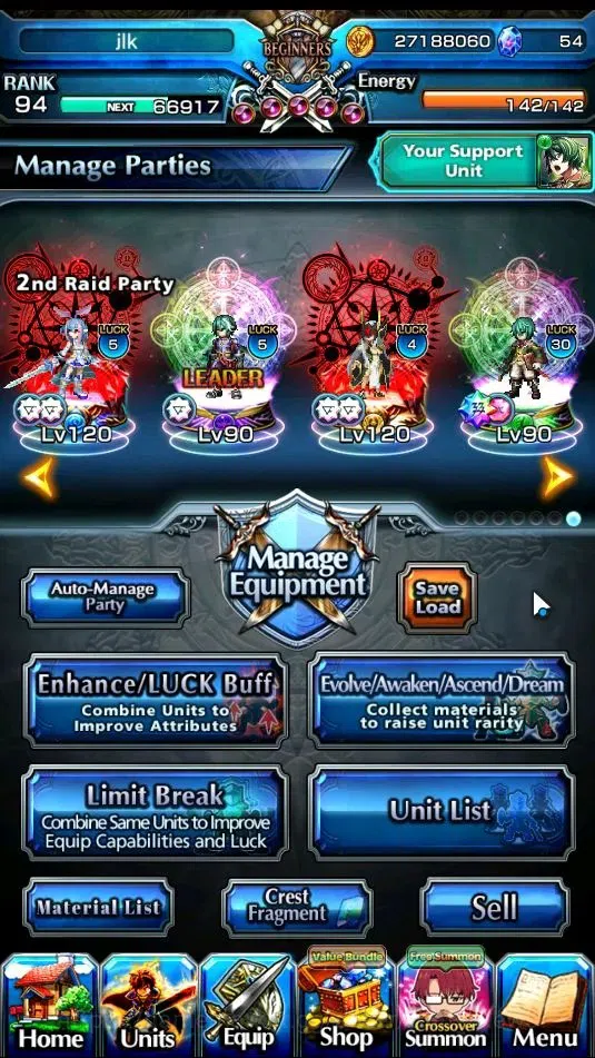 Grand Summoners Accounts Global|Rank 94|7 Ascend+ 4 TW|(Rosetta,Reimu Hakur image 2
