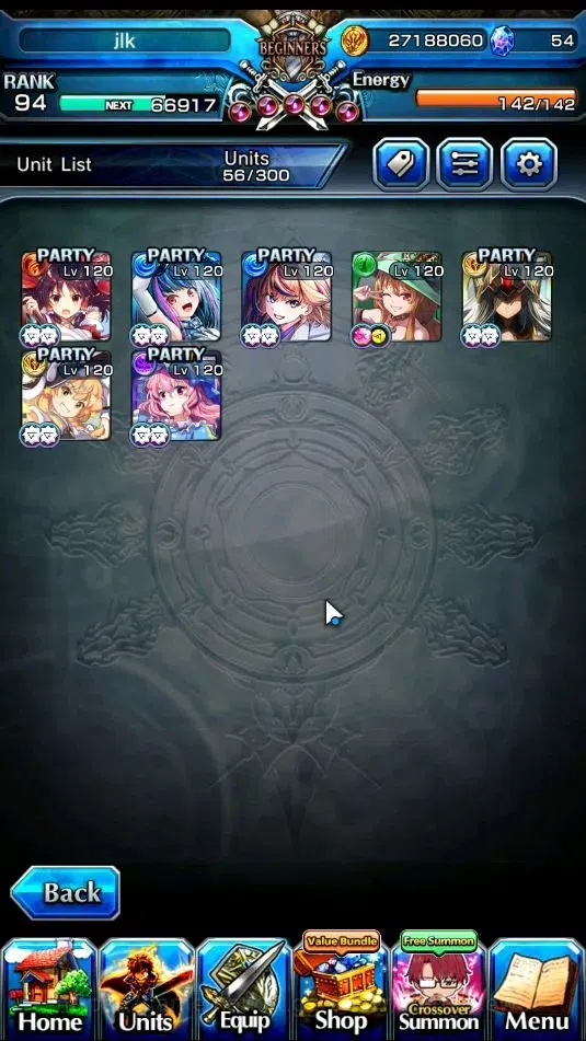 Grand Summoners Accounts Global|Rank 94|7 Ascend+ 4 TW|(Rosetta,Reimu Hakur image 3