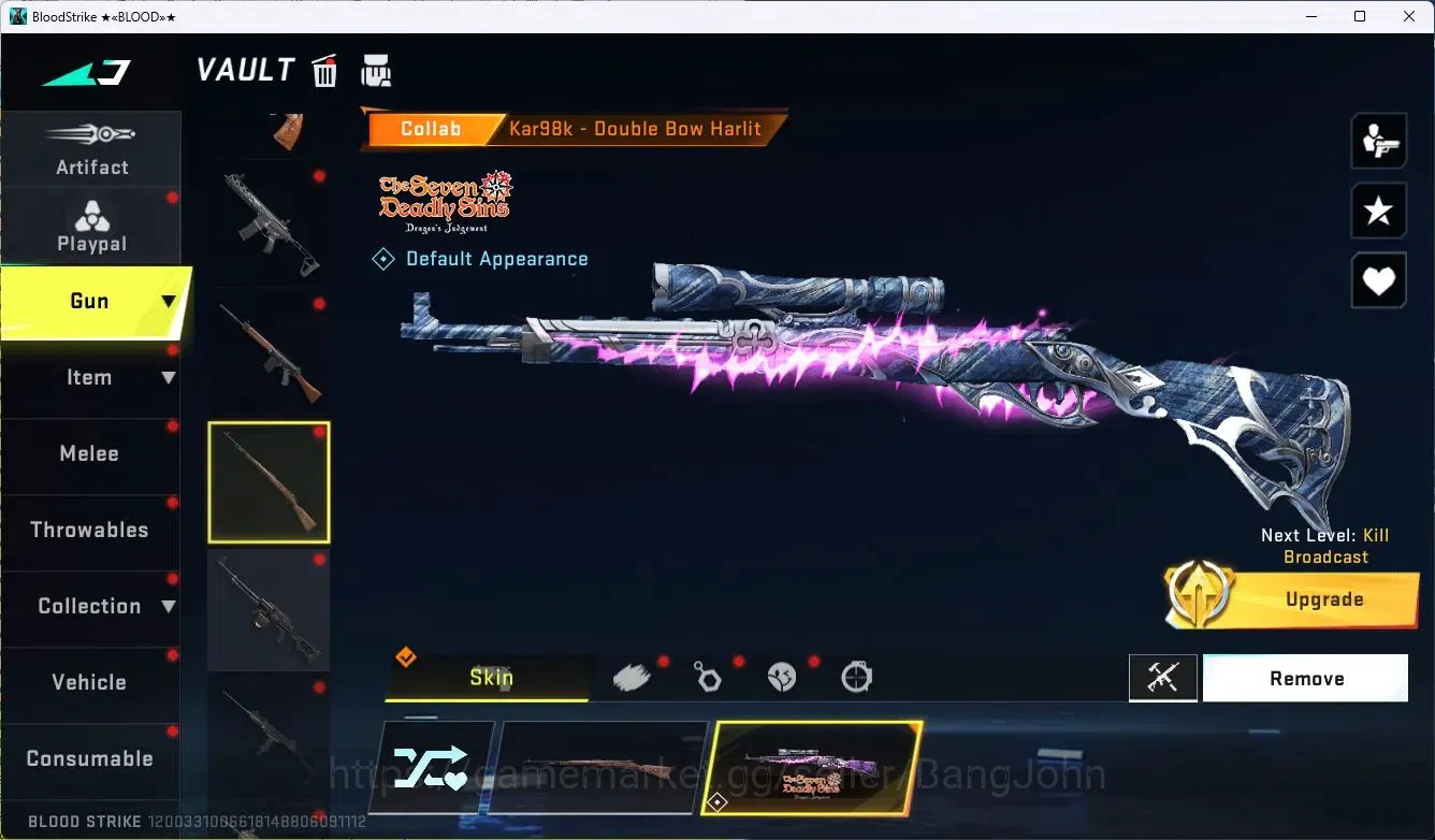 Blood Strike Accounts ASIA |1 Eternal|4 Collab Gun (7DS/TR)|3 Limited Gu image 12