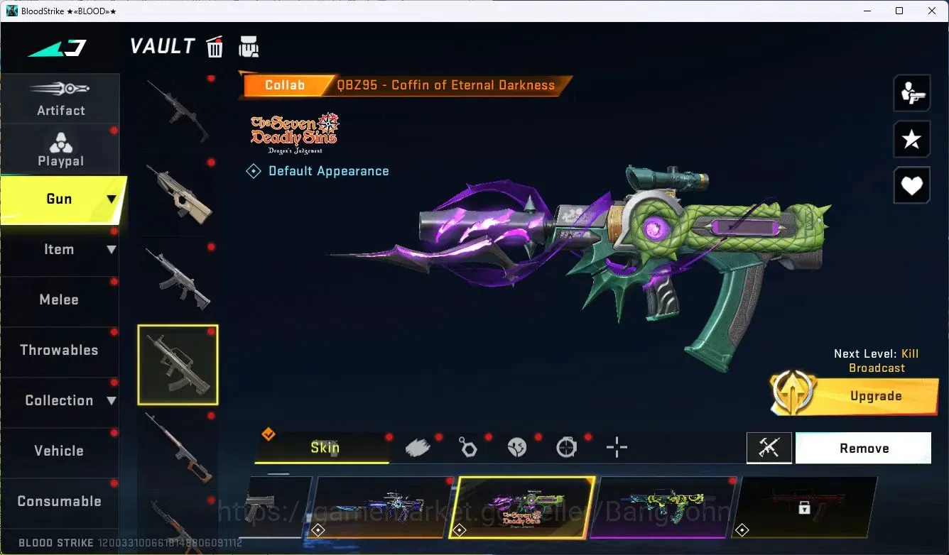 Blood Strike Accounts ASIA |1 Eternal|4 Collab Gun (7DS/TR)|3 Limited Gu image 13