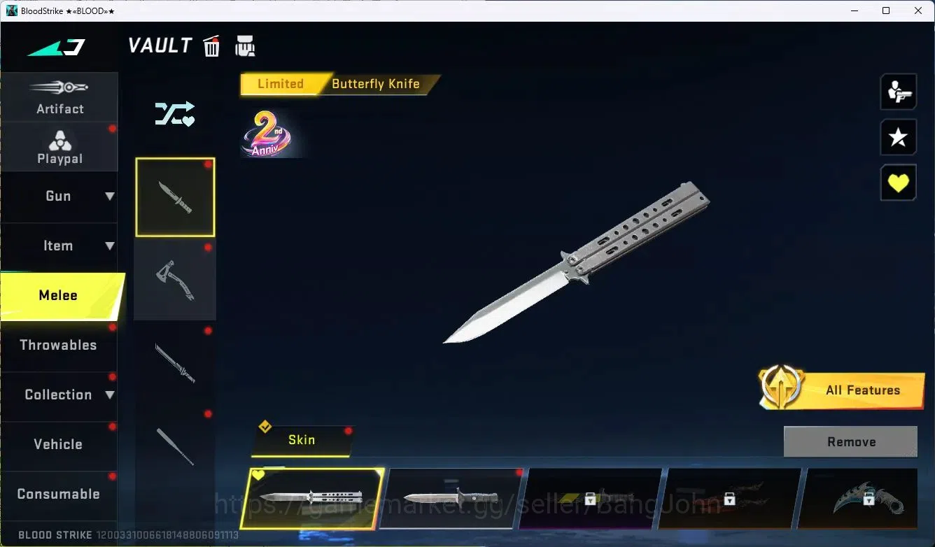 Blood Strike Accounts ASIA |1 Eternal|4 Collab Gun (7DS/TR)|3 Limited Gu image 19