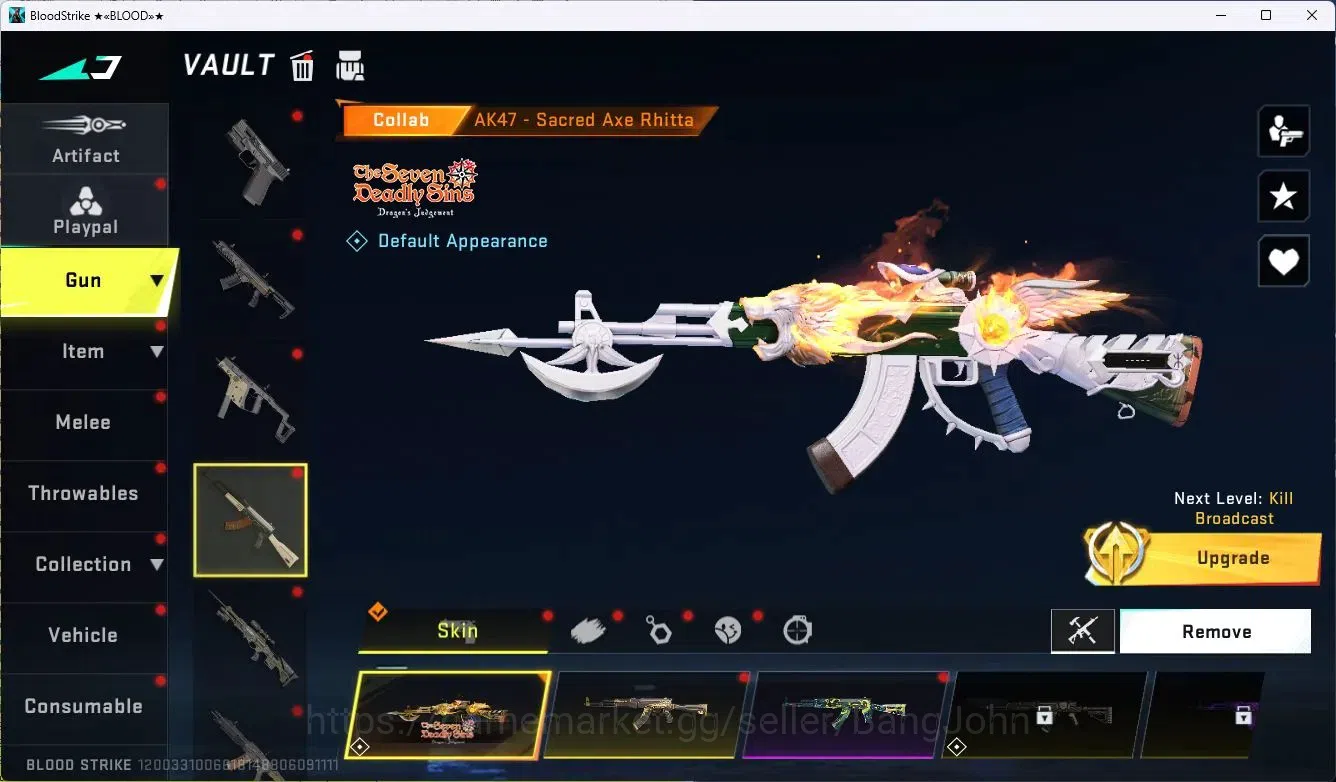 Blood Strike Accounts ASIA |1 Eternal|4 Collab Gun (7DS/TR)|3 Limited Gu image 5