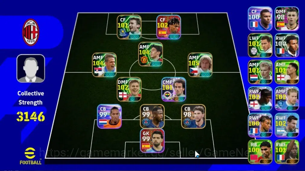 eFootball Accounts Legends & Iconic Players Android|Epic Pavel Nedved,Stojkovic,Shinji Kagawa,Gerrard,Dennis 1