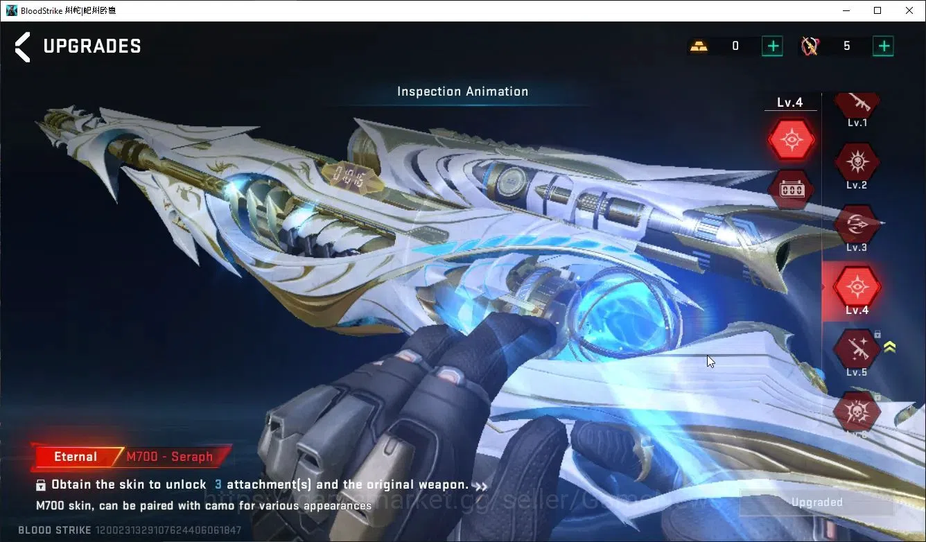 Blood Strike Accounts ASIA|5 ETERNAL[ZERO,Lv4 M700,Lv3 UZI,QBZ95,UMP45]+ image 18