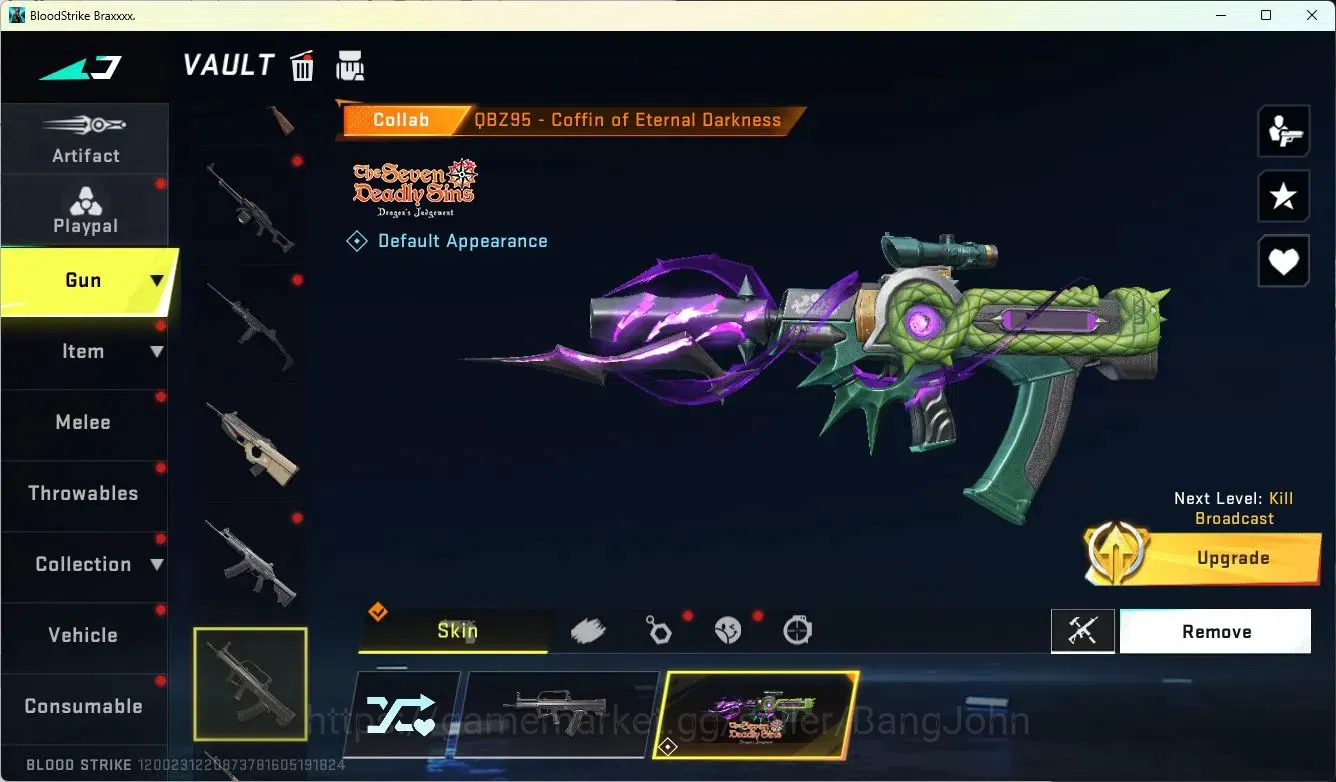 Blood Strike Accounts ASIA | L22|BR Master IV|2 7DS Guns: M4A1,QBZ95|Ult image 7