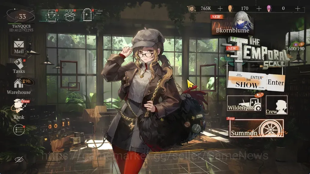 Reverse: 1999 Accounts Midgame Global|Lv 33|9 SSR|(Coppelia,Enigma,Fatutu,Melania,Ulrich P1,Tuesday,Mercuria,Lorentz 1
