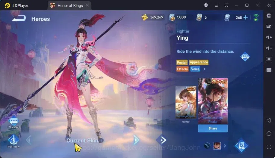Honor of Kings Accounts Global|113H 244S|LNY Ying,PRECIOUS Feyd,LEGEND Yin image 18
