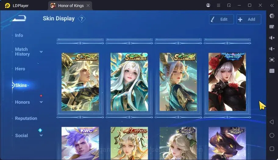Honor of Kings Accounts Global|113H 244S|LNY Ying,PRECIOUS Feyd,LEGEND Yin image 4