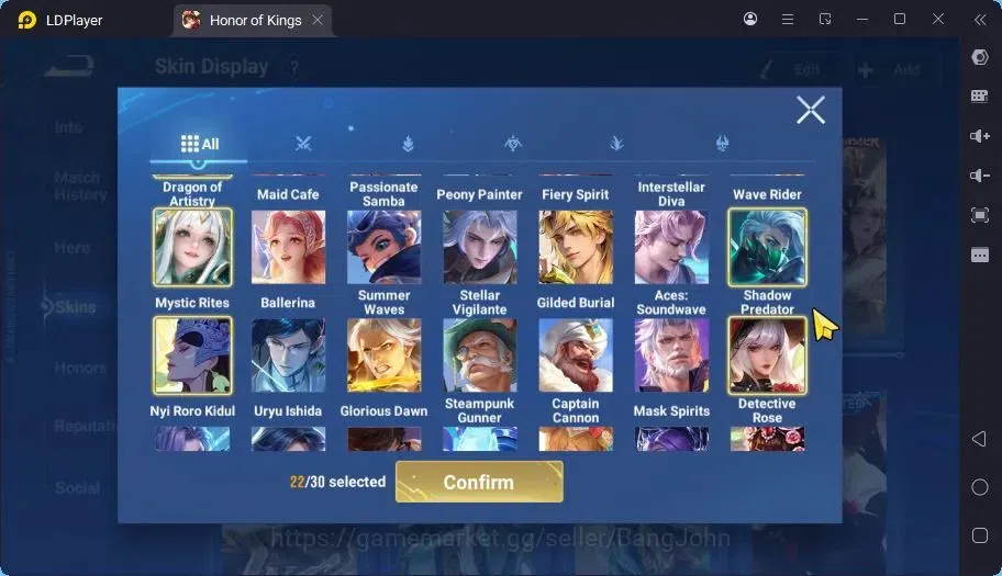 Honor of Kings Accounts Global|113H 244S|LNY Ying,PRECIOUS Feyd,LEGEND Yin image 7