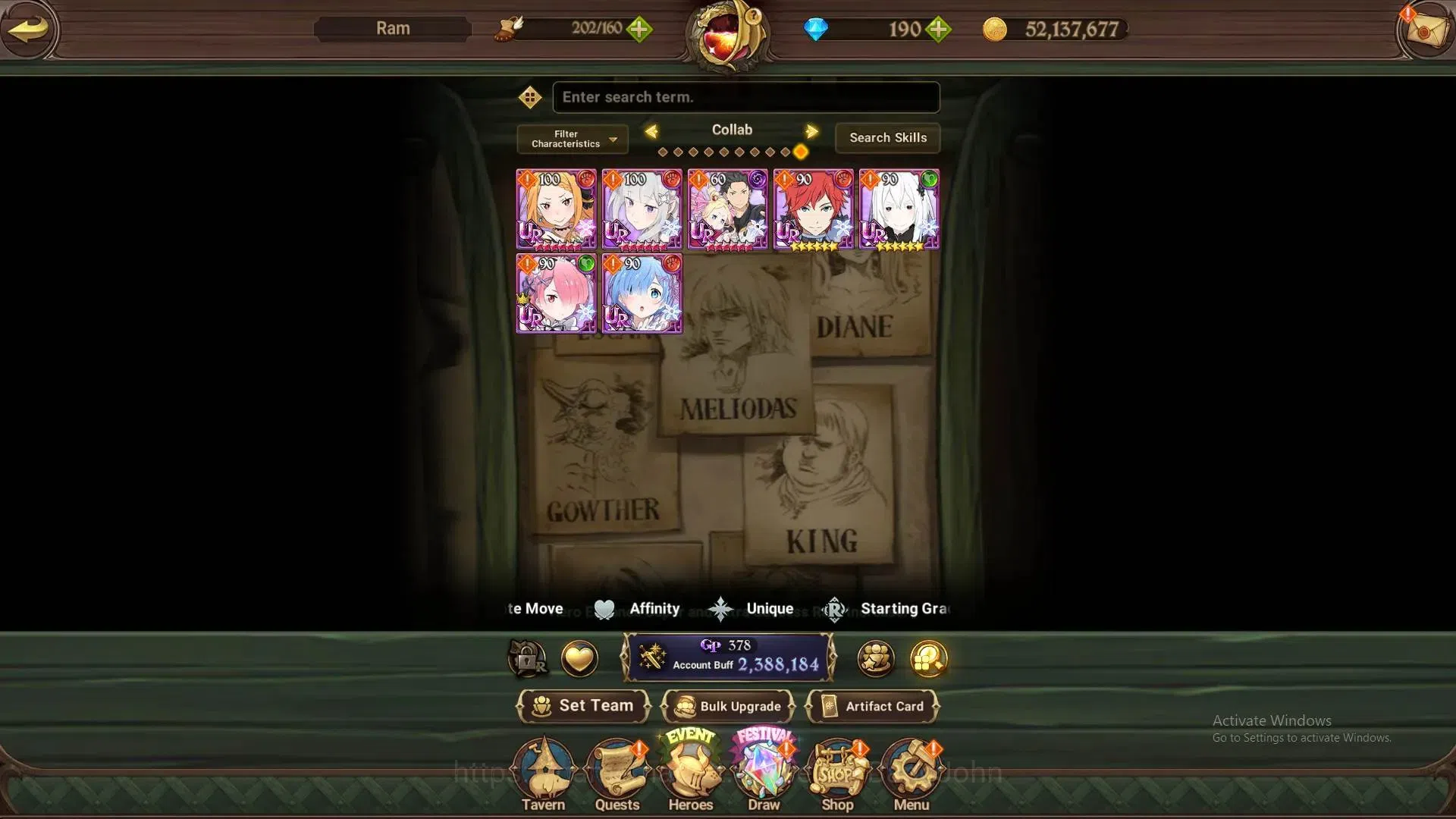 The Seven Deadly Sins: Grand Cross Accounts ASIA | 2.38M CC | 180 DM | LR Mesis 1/6|UR Menor 1 image 4