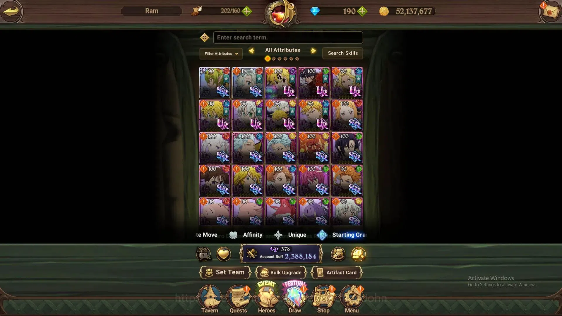 The Seven Deadly Sins: Grand Cross Accounts ASIA | 2.38M CC | 180 DM | LR Mesis 1/6|UR Menor 1 image 6