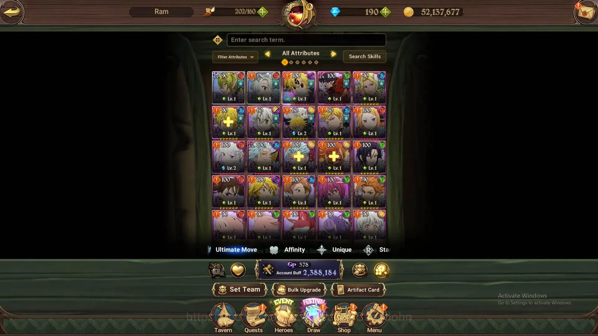 The Seven Deadly Sins: Grand Cross Accounts ASIA | 2.38M CC | 180 DM | LR Mesis 1/6|UR Menor 1 image 7