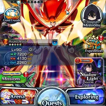Grand Summoners Accounts End-Game Global|Rank 107|13 Ascend 19 TW| (UP Roy,WH Fen,Hart F,Hart Etc)+TW Arthur P,PP Cestina