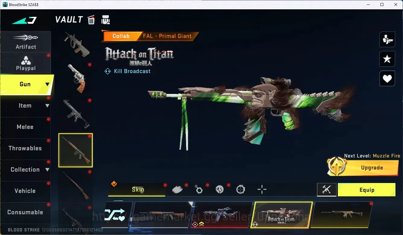 Blood Strike Accounts ASIA|1 EVO: FAL-Evolved Draco|1 Eternal M4A1-Bligh image 11