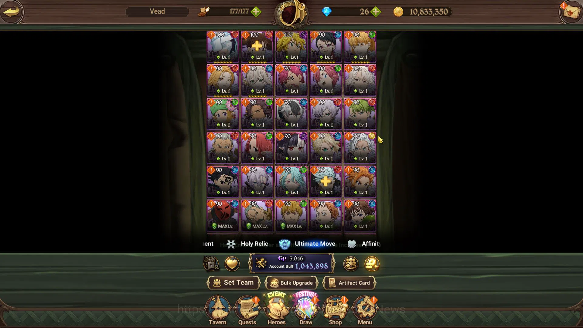 The Seven Deadly Sins: Grand Cross Accounts Global|1M CC|Starter Ch4|5 UR| Salos,Merlin&Escano image 2
