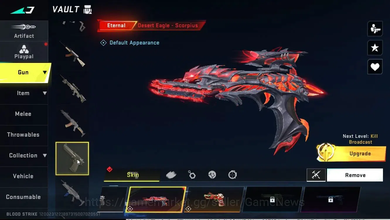 Blood Strike Accounts ASIA|ETERNAL DEagle- Lv2|Collab TR [JACK,FN2000]+B image 11