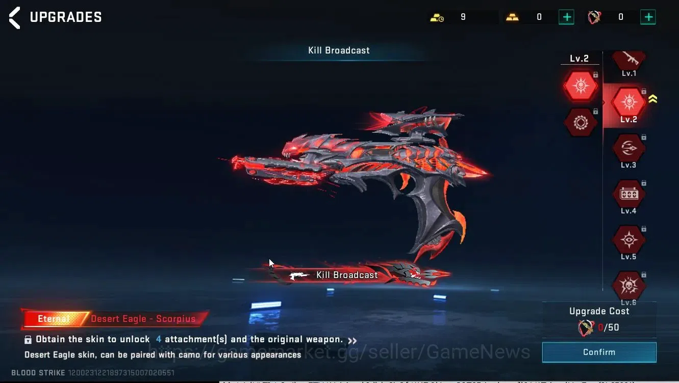 Blood Strike Accounts ASIA|ETERNAL DEagle- Lv2|Collab TR [JACK,FN2000]+B image 12