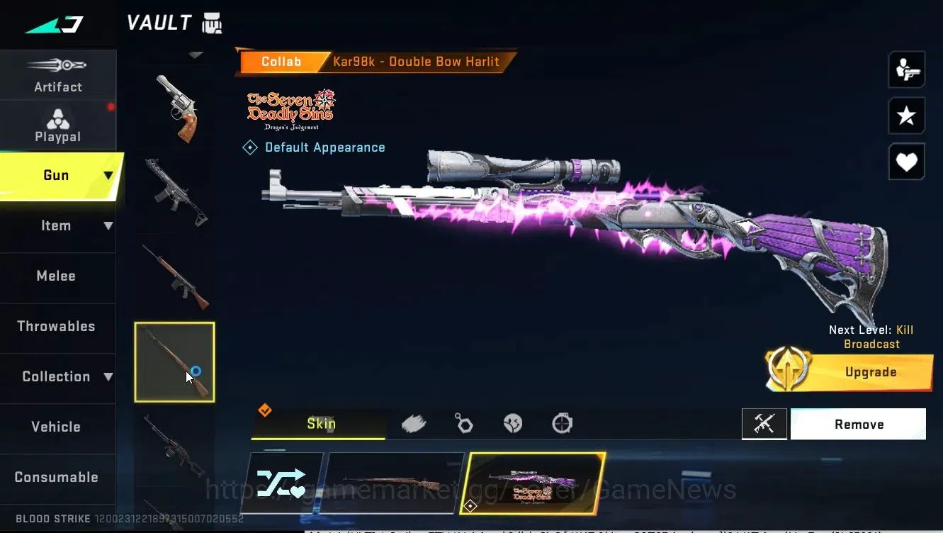 Blood Strike Accounts ASIA|ETERNAL DEagle- Lv2|Collab TR [JACK,FN2000]+B image 15