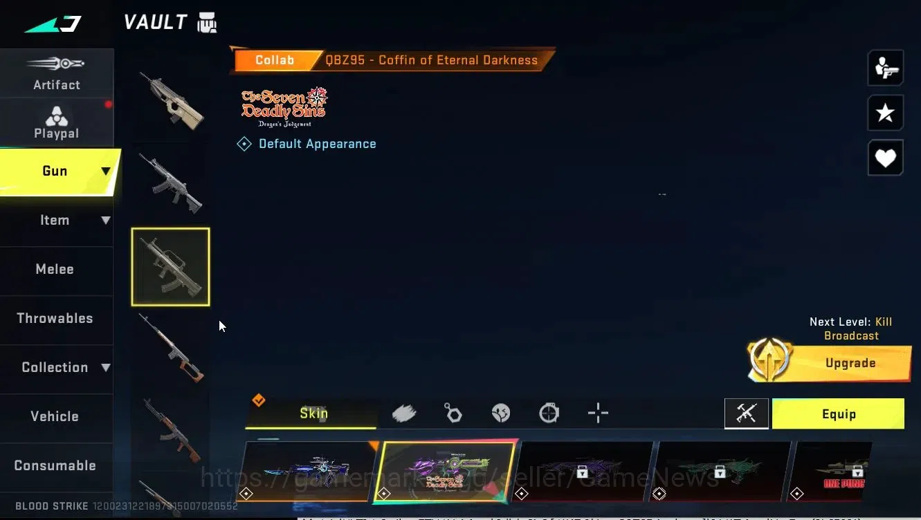 Blood Strike Accounts ASIA|ETERNAL DEagle- Lv2|Collab TR [JACK,FN2000]+B image 18