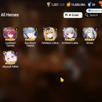 Epic Seven Accounts High-End Global UnVerif|NewEra|6 ML(Sucesor Taeyou,Straze,LH Cermia,Etc)+SF Sigret,Aram,Landy,Etc|Poh