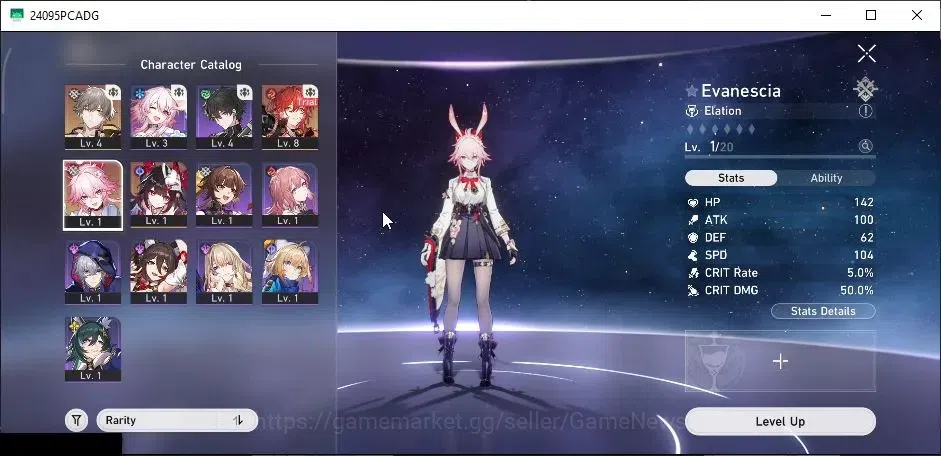 Honkai Star Rail Accounts Others ASIA |TL 4|2 Limited| Evanescia, Sparkle |1 Golden Companion|Prologue|Male MC|Take 1