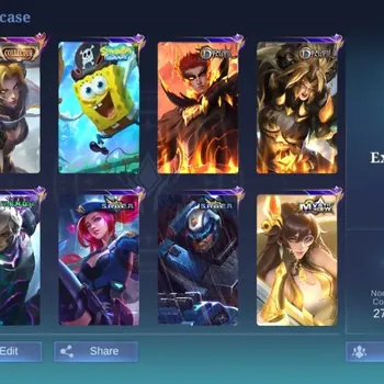 Mobile Legends: Bang Bang Accounts Collector Global|Skin 115|Expert|Collector Natalia,PACE Fanny,V.E.N.O.M Gusion,S.A.B.E.R