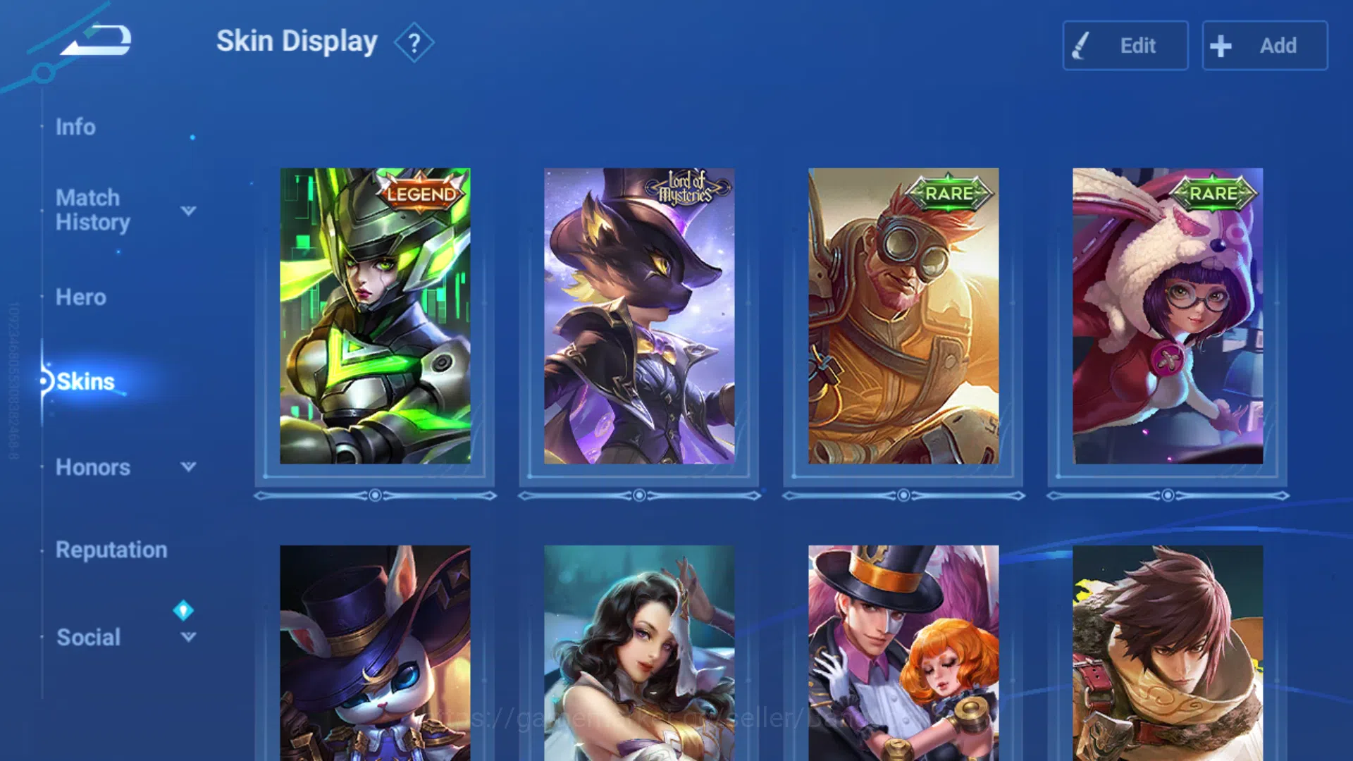Honor of Kings Accounts Others Starter Global | Hero 10 | Skin 8 | Legend Lady Sun , Lom Guiguzi HOK018B 2