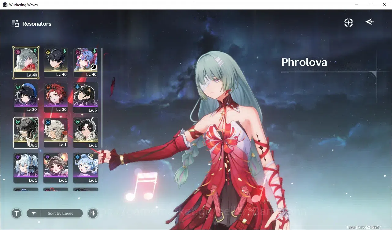 Wuthering Waves Accounts SEA|UL 20 |Starter|2Limit Phrolova+Sign, Qiuyuan|D image 6