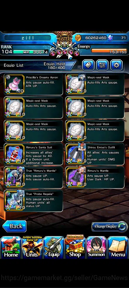 Grand Summoners Accounts Global|Rank 104|20 Ascend+12 TW|[Inumuta,Roy,Sayak image 2