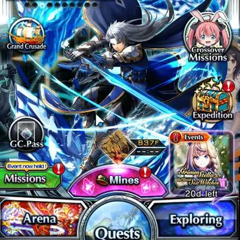 Grand Summoners End-Game Global|Rank 104|20 Ascend+12 TW|[Inumuta,Roy,Sayak image 1