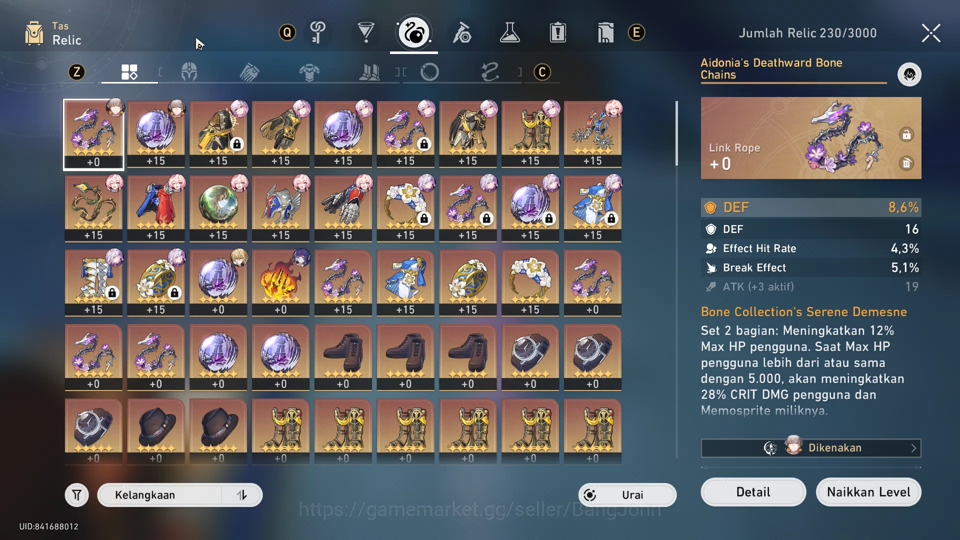 Honkai Star Rail Accounts ASIA | TL 52 | 3 Limit | Semi Prem Remembrance | E image 6