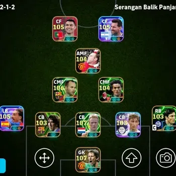 eFootball Accounts Legends & Iconic Players Mobile|PW 3230|Lionel Messi ShowT,Marc Cucurella ShowT,Ogawa Koki ShowT,Andres