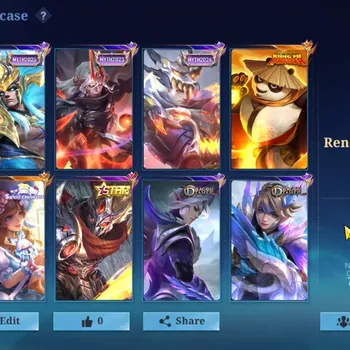 Mobile Legends: Bang Bang Accounts Collector Hero 130|SKin 242|Kungfu Panda Akai,Sanrio Floryn,Annual Haya,CC Nata,Sparkle