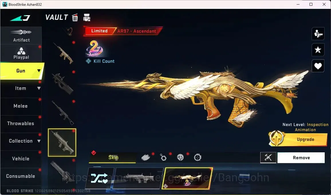Blood Strike Accounts ASIA | Eternal Desert Eagle|3 7DS Guns|1 7DS Char| image 6