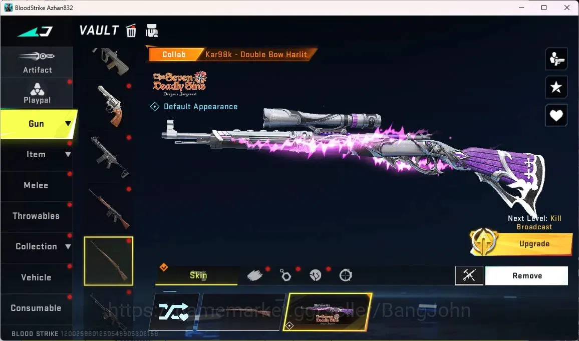 Blood Strike Accounts ASIA | Eternal Desert Eagle|3 7DS Guns|1 7DS Char| image 8