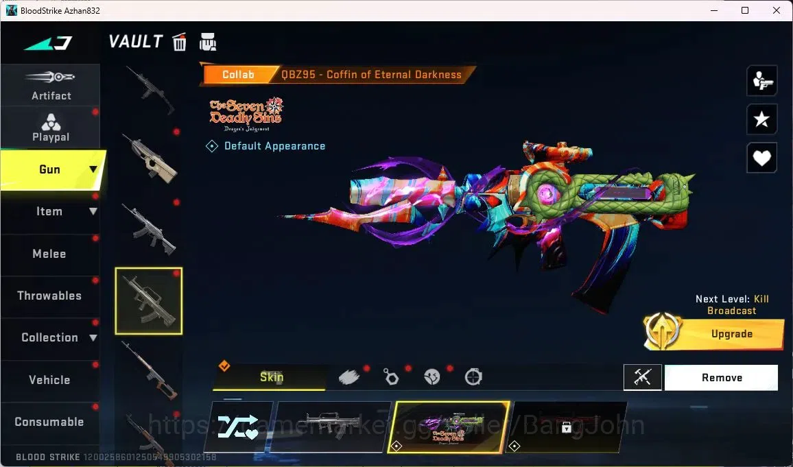 Blood Strike Accounts ASIA | Eternal Desert Eagle|3 7DS Guns|1 7DS Char| image 9