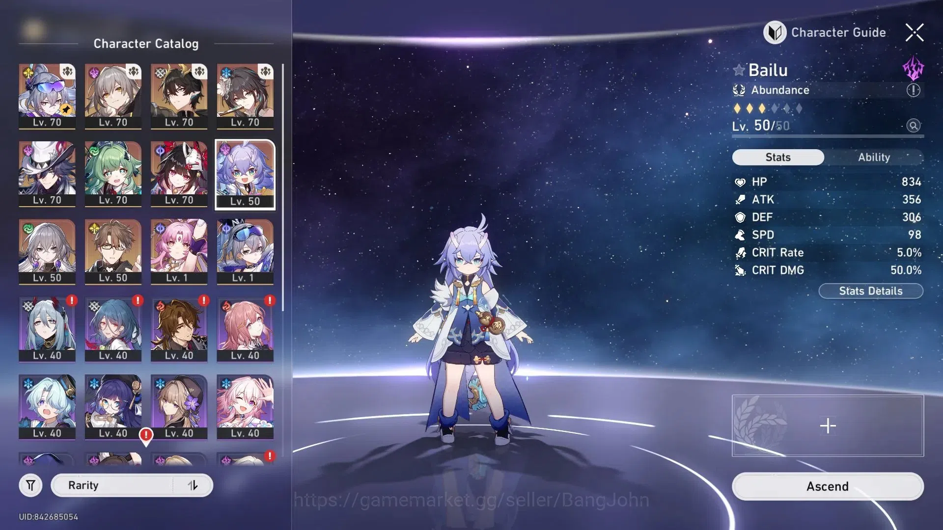 Honkai Star Rail Accounts ASIA | 7 Limit | TL70 | Dan Heng PT, Silver Wolf,  image 10